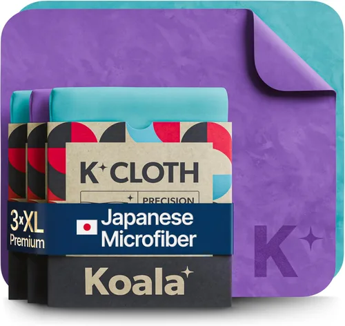 Koala - Paño de limpieza de lentes Microfibra japonesa Paños de limpieza de lentes Limpiador de lentes Lentes Cámara, auriculares VRAR y