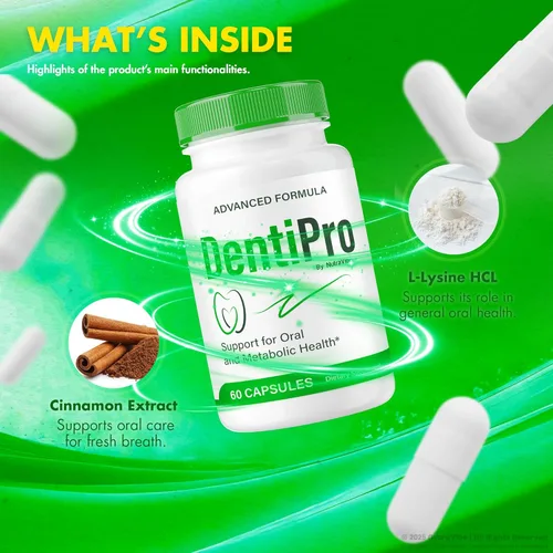 Vista 6 de Cápsulas DentiPro - Desbloquea tu confianza con tu sonrisa perfecta, fórmula premium para una salud bucal completa, mezcla totalmente natural