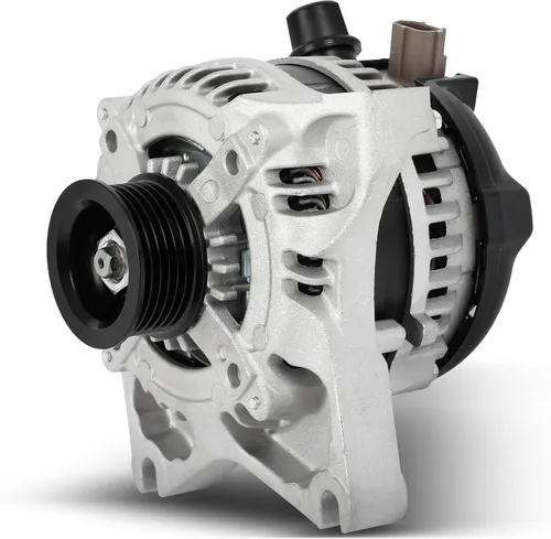 Vista 16 de Alternador apto para Chevy para Buick, reemplazo de alternador de alto rendimiento para 1 un cable autoexcitante, para alternador GM Chrome ADR0335