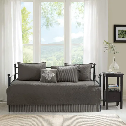 Vista 3 de Madison Park - Juego de fundas para cama doble con acolchado a doble cara, diseño clásico de cabaña, ropa de cama para todas las estaciones