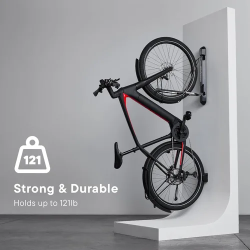 Steadyrack Portabicicletas para bicicletas de carretera – El almacenamiento vertical de bicicletas original montado en la pared – Se adapta a