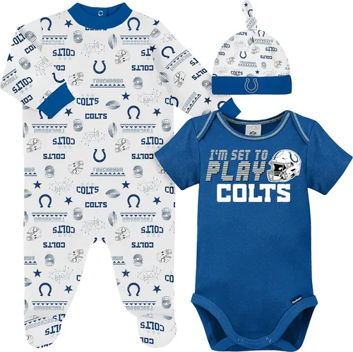 Vista 10 de Gerber Conjunto de regalo unisex para bebé con pies de equipo de la NFL para dormir y jugar