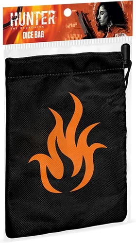 Renegade Game Studios: Hunter: The Reckoning - Bolsa de dados para juegos de rol de 5ª edición - Accesorio RPG, protege, sujeta y transporta tus
