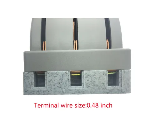 Vista 5 de YXQ 380V 100A 3 Polo Doble Tiro Fuente de Alimentación Control de Seguridad Interruptor Cuchillo Gris