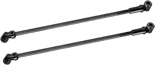 Eje de transmisión de acero cortado a la longitud, eje de transmisión universal para 1/10 RC Crawler LCG Rigs Sportys Scalers Capra SCX10 Pro Negro