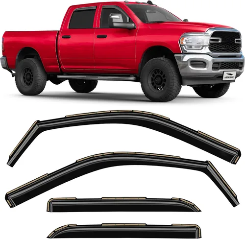 Vista 16 de Voron Glass Protectores de lluvia extra duraderos en canal para Chevrolet (Chevy) Blazer 2019-2026, deflectores de ventana, viseras de ventana