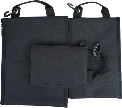 Vista 8 de KUNN Tool Bag Zipper Pouch 3 Pack - Heavy Duty Utility Tool Storage Organizer with Carabiner for DIY,Electrician,Accessories and Travel