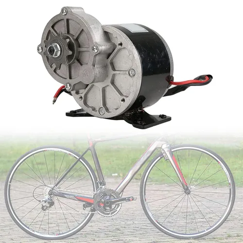 Vista 3 de Motor eléctrico de reducción de engranajes, motor de reducción de engranajes MY1025Z2 de 12 V 250 W con piñón de 9 dientes, reductor de motores