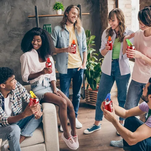 Vista 6 de 24 piezas de abridor manual colorido fácil de latas protector de soda para bebidas abrelatas de bebidas de plástico Barricada para la familia