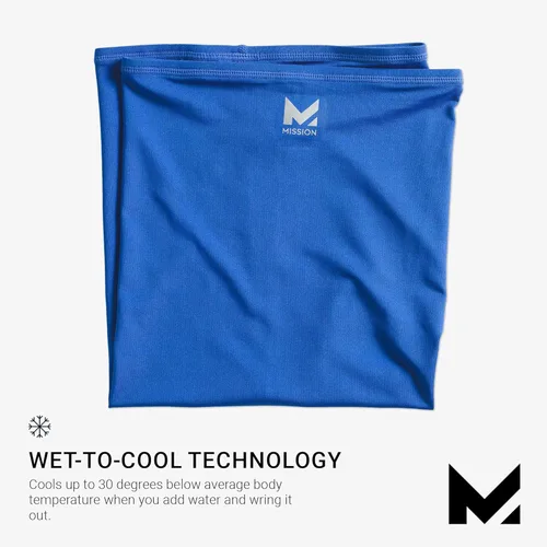 Vista 3 de MISSION Cooling Neck Gaiter, Men and Womens All Weather Neck Gaiters, UPF 50