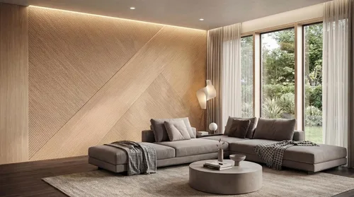 Vista 4 de From Plain To Beautiful In Hours C5101-SAM Contour - Paneles de techo de madera de poliestireno delgado, roble natural (muestra de 5 x 5 pulgadas)