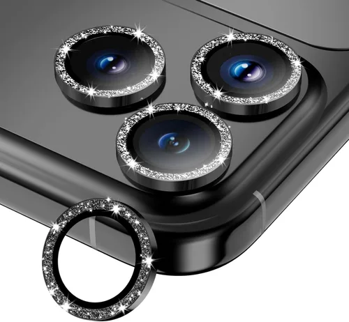 Vista 9 de Protector de lente de cámara para iPhone 17/16/16 Plus, Vidrio templado de metal Cubierta individual de lente de cámara [Anti-caída] Compatible
