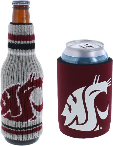 Vista 169 de College Team Color Logo Can & Bottle Holder Insulator Beverage Cooler Set