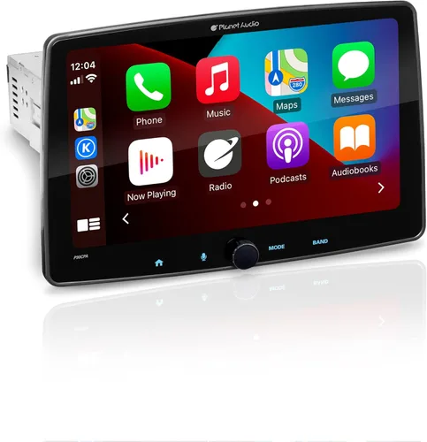 Vista 9 de Planet Audio P70CPA-F Estéreo para automóvil - Apple CarPlay, Android Auto, Single Din, pantalla táctil de 7 pulgadas, Bluetooth, sin reproductor