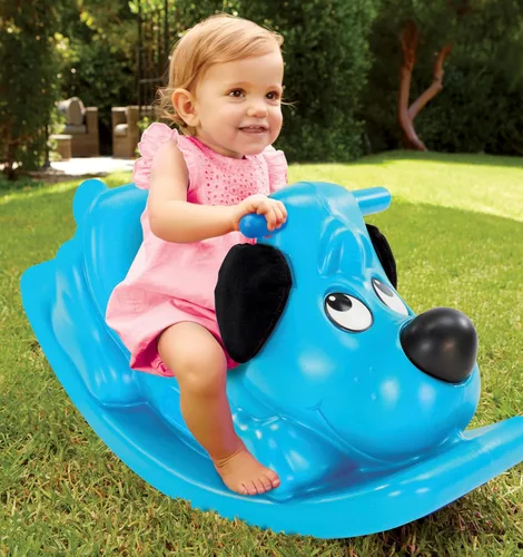 Vista 5 de Little Tikes Rockin' Puppy - Azul, Pequeño