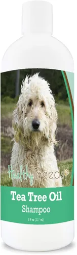 Vista 165 de Healthy Breeds Chow Chow Champú de aceite de árbol de té, formulado para pieles secas e irritadas, reduce la caspa, aroma de gaulteria, 8 onzas