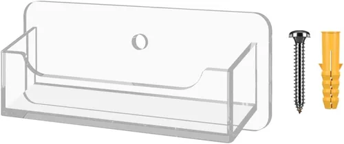 Vista 9 de Marketing Holders Paquete de 2 portatarjetas de visita para montaje en pared para tarjetas verticales de citas de 2 x 3.5 pulgadas, accesorios