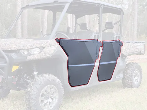Vista 3 de Rival Half Doors - Compatible con Can Am 17-21 Defender Max 500 800 1000 HD 5 8 10