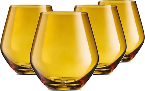 Vista 8 de Godinger Copas de vino, copas de vino sin tallo, copas de vino tinto, copas de beber, decoración de Navidad, decoración de vacaciones, copa de vino