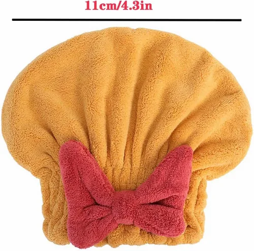Vista 4 de Toalla de pelo súper absorbente para mujer, toalla de microfibra de secado rápido, toalla de pelo súper absorbente, accesorios de baño para mujeres