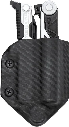 Vista 13 de Clip & Carry Kydex Funda multiherramienta para Gerber Center-Drive con soporte de sidecar opcional ~ Fabricado en Estados Unidos