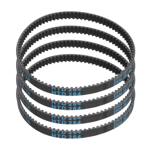 Vista 61 de uxcell 4 piezas HTD-3M Correa de Distribución de Goma 48 Dientes, Longitud de Paso 144mm x Ancho 6mm x Altura 2.4mm, Correa de Polea de Distribución