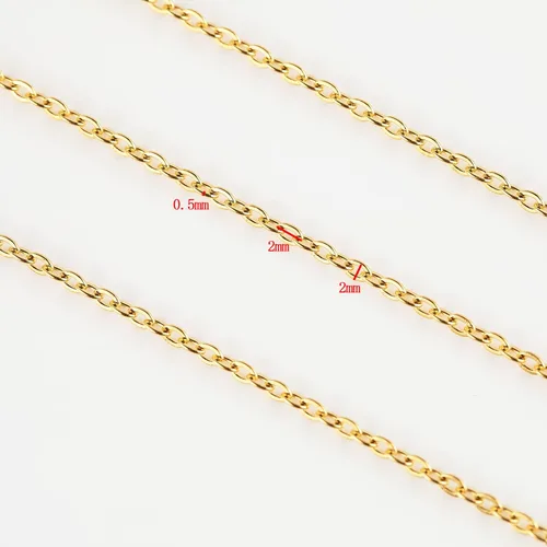 Vista 26 de UMAOKANG Cadenas de joyería de plata de 65 pies para fabricación de joyas, carrete de eslabones de cadena de cable plano, manualidades, aretes