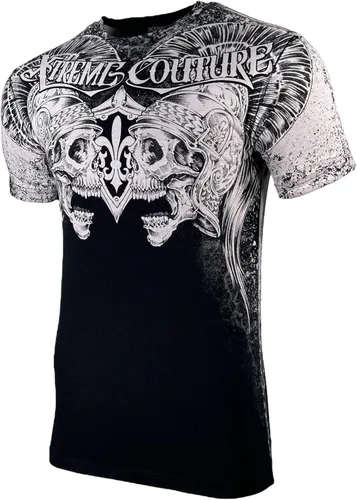 Vista 4 de Xtreme Couture by Affliction Camiseta Hombre Hector Negro