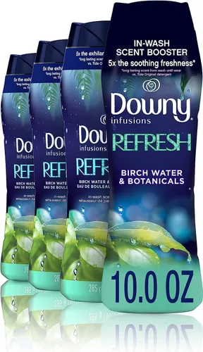 Vista 128 de Downy Infusiones - Perlas potenciadoras de aroma en el lavado, aroma Calm de lavanda y vainilla, 5.7 onzas