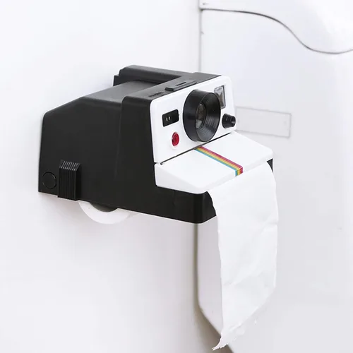 Vista 2 de Retro Cámara Titulares de Papel Higiénico Hogar Higiénico Deco Caja de Pañuelos