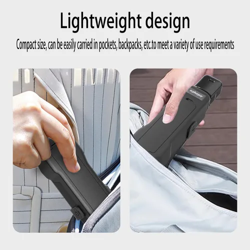 Vista 8 de Para DJI Osmo Pocket 3 Case, Funda protectora dura con compartimento de filtro magnético, 4 ranuras de filtro CPL/ND, forro de esponja a prueba