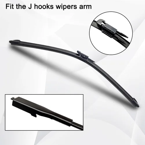 Vista 3 de Car Wiper Front Wiper Blades Compatible with VW Crafter 2006-2017 Windshield Windscreen Clean Window Car Rain Brushes Nature 26"+24