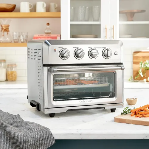 Vista 7 de Cuisinart Horno tostador de convección con freidora de aire, combo 6 en 1, 1800 vatios, horno de convección de capacidad XL con temporizador de 60