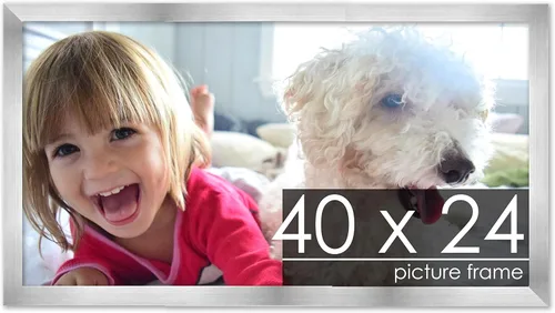 Vista 37 de Marco de madera de peltre plateado de 3 x 4 pulgadas, acrílico UV, respaldo de tablero de espuma y accesorios para colgar, marco de 3 x 4 pulgadas