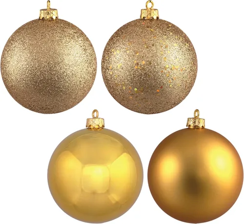 Vista 15 de Vickerman Adorno de Bola de 24" Oro Antiguo, 4 Acabados, 24 por Caja