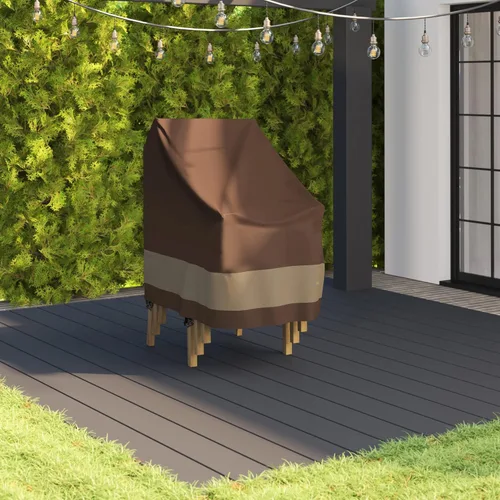 Vista 9 de DUCKCOVERS Ultimate - Funda impermeable para silla de patio apilable de 28 pulgadas, fundas para sillas de exteriores