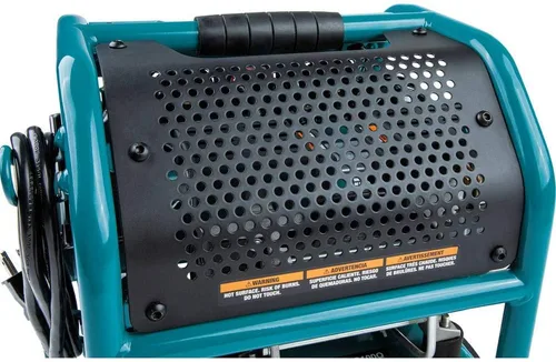 Vista 4 de Makita MAC100QK1 Quiet Series 1/2 HP, 1 galón compacto, sin aceite, compresor de aire eléctrico y kit combinado de clavadora Brad calibre 18