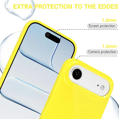 Vista 584 de Svanove para iPhone 7 Plus/ 8 Plus, funda de silicona, de goma suave brillante y gel de jey lindo, funda protectora de plástico simple y lisa
