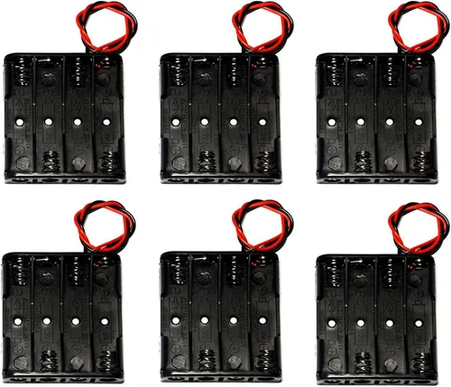 Vista 9 de Estuche con AA batería Negro con conductor de cable