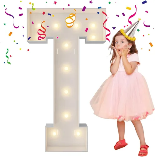 Vista 35 de 4 pies de alto, letras iluminadas con marco, letras enormes con marco, marco de globos en mosaico, letra grande para decoraciones de compromiso