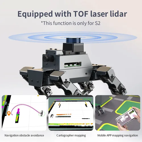 Vista 4 de Yahboom Raspberry Pi 5 Adultos AI Modelo Grande Robot Perro Python Programación 12 articulaciones Biónico Perro Mecánico DOGZILLA Reconocimiento