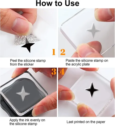 Vista 3 de ORIGACH Sellos transparentes de gnomo de Navidad, sellos de silicona reutilizables de gnomo de Navidad para hacer tarjetas navideñas, álbumes