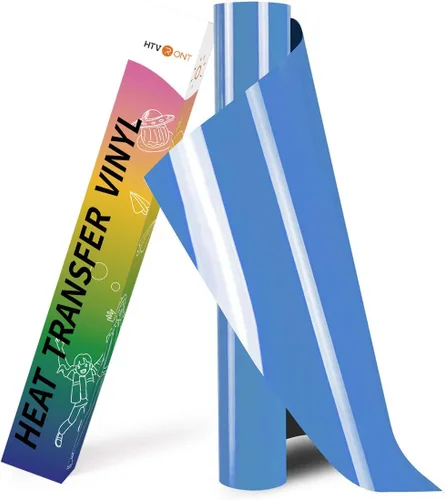 Vista 77 de HTVRONT - Rollo de vinilo termotransferible, 12 in x 8 ft para diseños en camisetas, fácil de cortar y despegar, para planchar y todas las máquinas