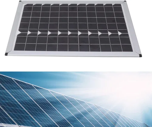 Vista 6 de Panel solar portátil de 100 W 18 V Panel solar monocristalino portátil de silicio solar cargador para lámpara portátil de coche con soporte