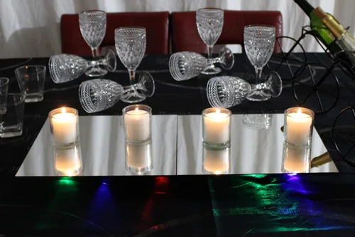 Vista 6 de Velas votivas blancas en tarro de vidrio transparente de 24 horas de tiempo de combustión decorativas de 1 día sin perfume para centros de mesa