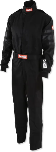 Vista 8 de RaceQuip® 110002RQP 110 Series Traje de conducción de 1 pieza - SFI 3.2A/1 - Negro - Pequeño