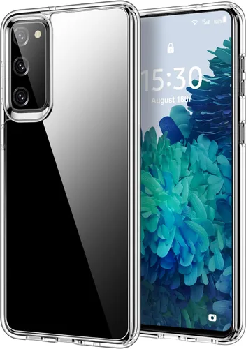 Vista 103 de HOOMIL Funda para Samsung Galaxy S20 de 6.2 pulgadas, no amarillea, protección contra caídas, carcasa trasera dura transparente antiarañazos