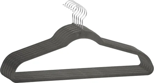 Vista 13 de Simplify Perchas de terciopelo extra anchas de 21 pulgadas Paquete de 24 Diseño delgado Resistentes Capacidad para 10 libras Organización