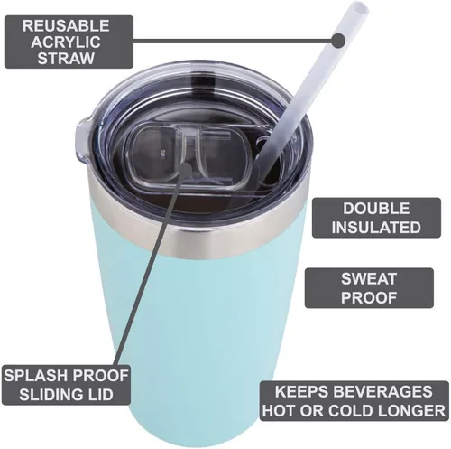 Vista 2 de Best Buckin Dad Ever Blue Vaso de bebida de 20 oz con pajita Taza de viaje grabada con láser Comparar con Yeti Rambler Idea de regalo para papá