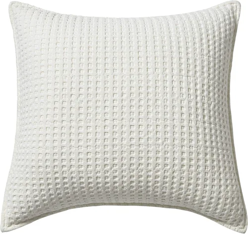Vista 7 de Levtex Home - Mills Waffle Taupe - Almohada decorativa (12 x 24 pulgadas) - Waffle - Taupe
